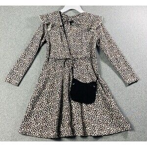 Extraordinary Girls Dress With Crossbody Purse Size 4 New